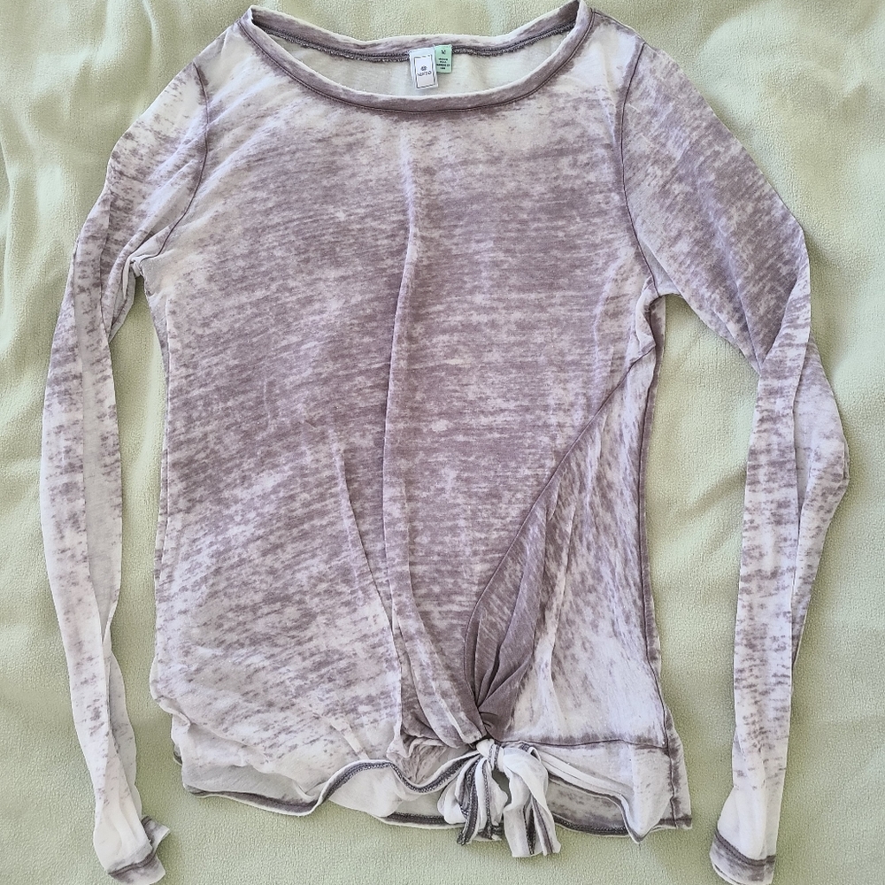 Burn out women's top